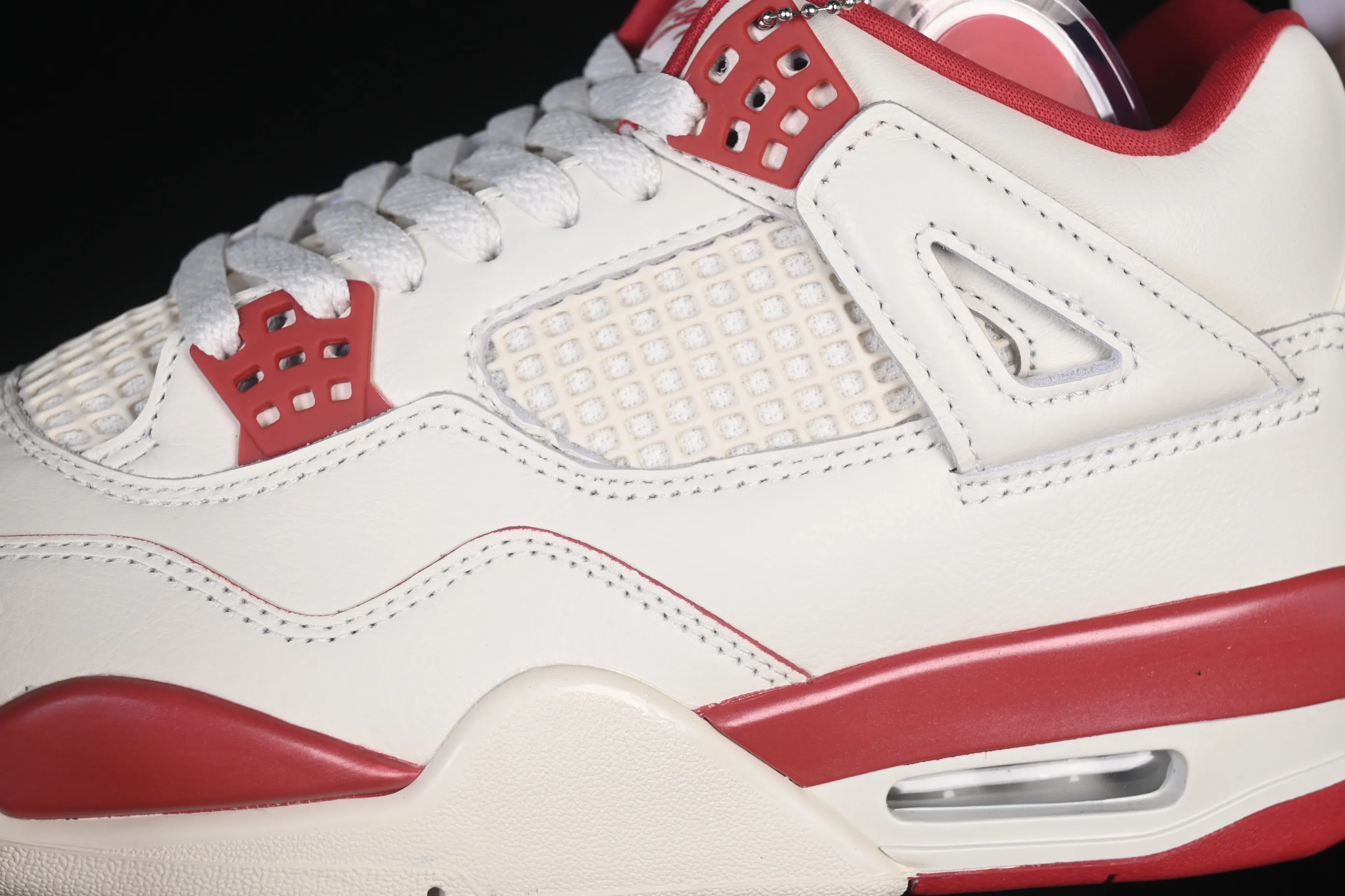 All categories Air Jordan Jordan series basketball shoes Air Jordan 4 TK version Air Jordan 4 Retro "Valentine's Day" AJ4 Joe 4 Red Valentine's Day HV0823-108